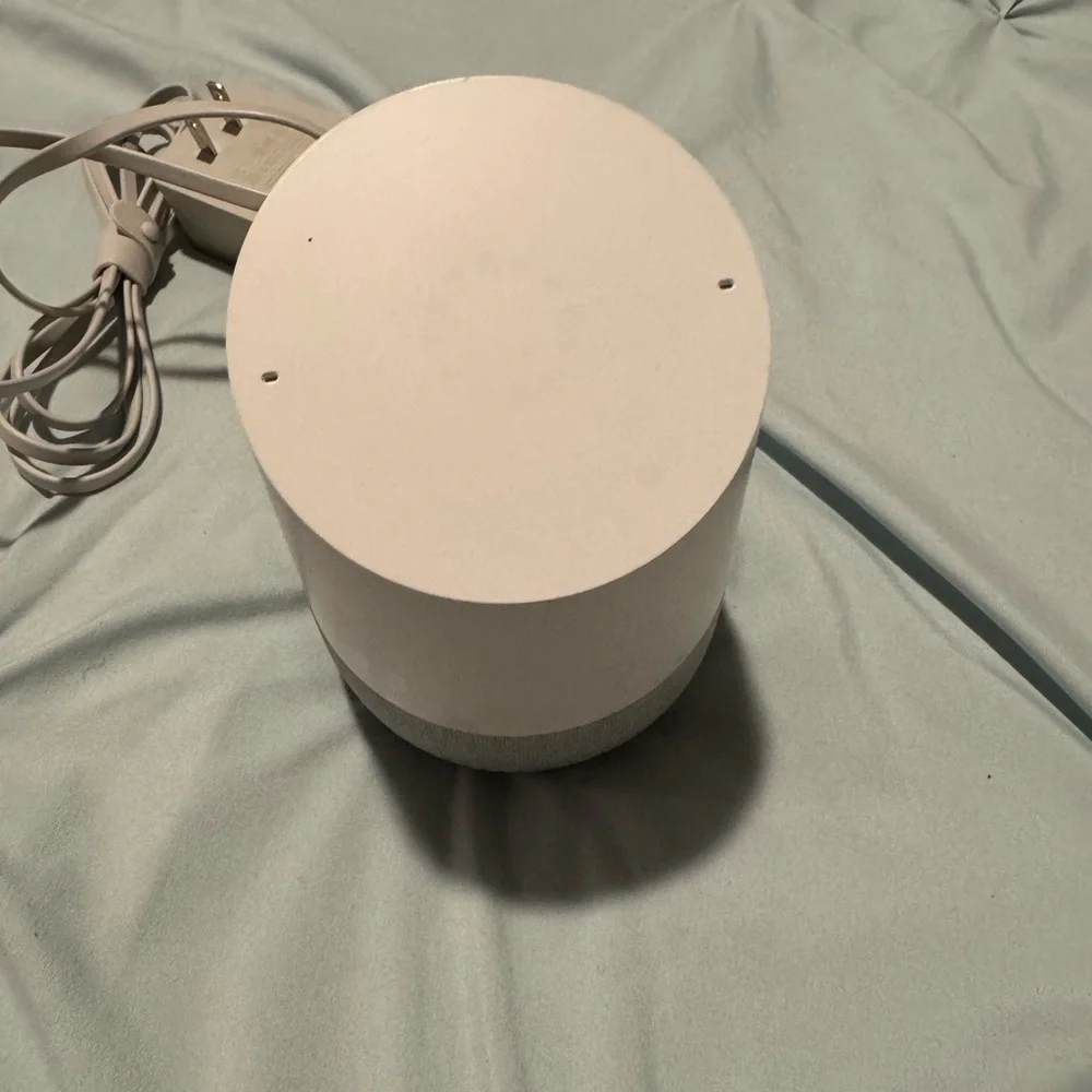 Google Home Smart Speaker & Google Assistant, Light Grey & White